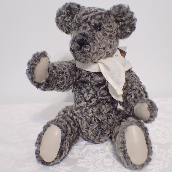 Adorable Persian Lamb Fur Teddy Bear-Handmade - Picture 1 of 10